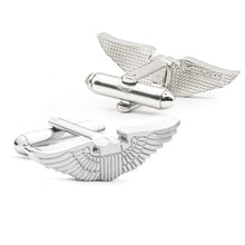 Load image into Gallery viewer, Aviator's Wings Cufflinks
