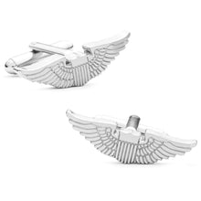 Load image into Gallery viewer, Aviator's Wings Cufflinks

