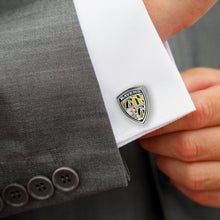 Load image into Gallery viewer, NFL Baltimore Ravens Shield Cufflinks
