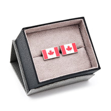 Load image into Gallery viewer, Canadian Flag Cufflinks
