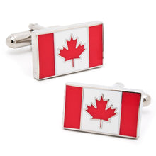 Load image into Gallery viewer, Canadian Flag Cufflinks
