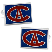 Load image into Gallery viewer, NHL Montreal Canadiens Throwback Logo Cufflinks
