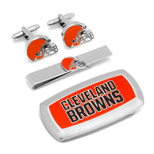 Load image into Gallery viewer, NFL Cleveland Browns 3-Piece Cushion Gift Set
