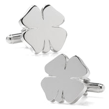 Load image into Gallery viewer, Four Leaf Clover Cufflinks
