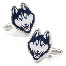 Load image into Gallery viewer, NCAA University of Connecticut Huskies Cufflinks
