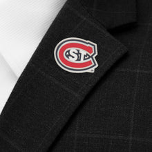 Load image into Gallery viewer, NCAA St. Cloud State Husky Mascot Lapel Pin
