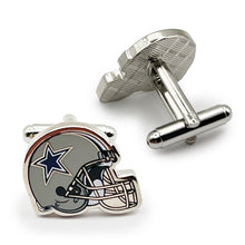 Load image into Gallery viewer, NFL Dallas Cowboys Throwback Helmet Cufflinks

