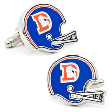 Load image into Gallery viewer, NFL Denver Broncos Throwback Helmet Cufflinks
