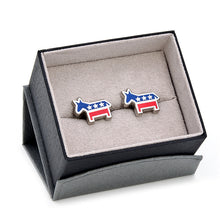Load image into Gallery viewer, Democratic Donkey Cufflinks
