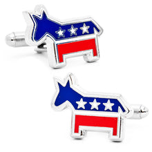 Load image into Gallery viewer, Democratic Donkey Cufflinks
