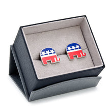 Load image into Gallery viewer, Republican Elephant Cufflinks
