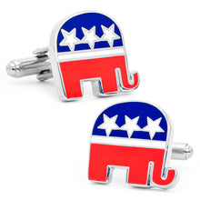 Load image into Gallery viewer, Republican Elephant Cufflinks
