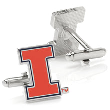 Load image into Gallery viewer, NCAA University of Illinois Fighting Illini Cufflinks
