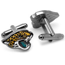 Load image into Gallery viewer, NFL Jacksonville Jaguars Black Cufflinks

