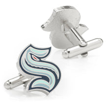 Load image into Gallery viewer, NHL Seattle Kraken Cufflinks

