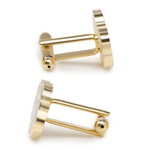 Load image into Gallery viewer, NCAA Gold LSU Tigers Cufflinks
