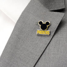 Load image into Gallery viewer, NFL Green Bay Packers &amp; Mickey Lapel Pin
