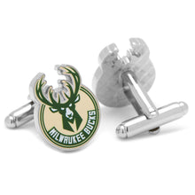 Load image into Gallery viewer, NBA Milwaukee Bucks Cufflinks

