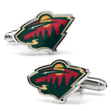 Load image into Gallery viewer, NHL Minnesota Wild Cufflinks
