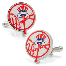 Load image into Gallery viewer, MLB New York Yankees Baseball Cufflinks
