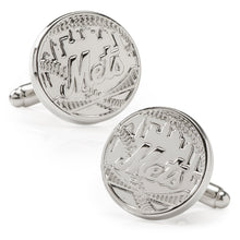 Load image into Gallery viewer, MLB New York Mets Silver Edition Cufflinks
