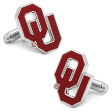 Load image into Gallery viewer, NCAA University of Oklahoma Sooners Cufflinks
