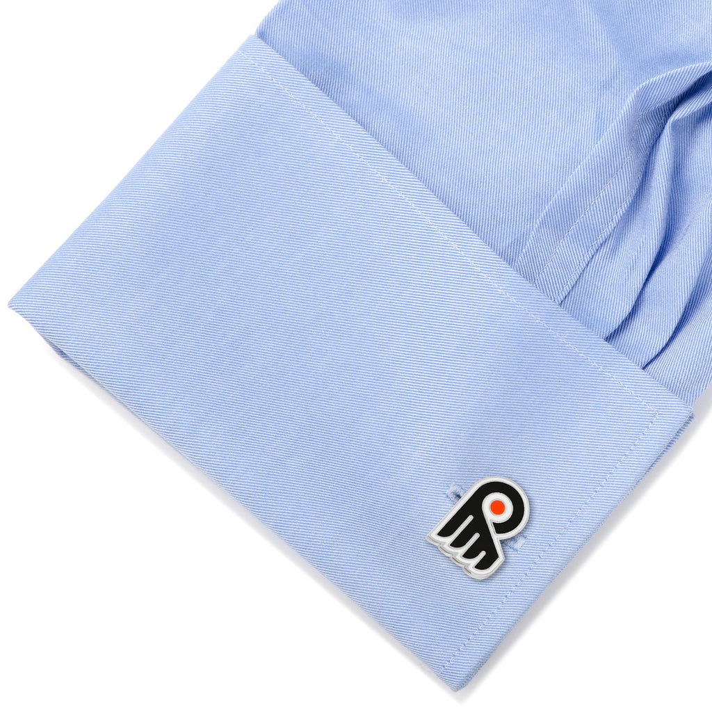 NHL Philadelphia Flyers Silver Cufflinks