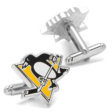 Load image into Gallery viewer, NHL Pittsburgh Penguins Cufflinks
