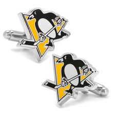 Load image into Gallery viewer, NHL Pittsburgh Penguins Cufflinks
