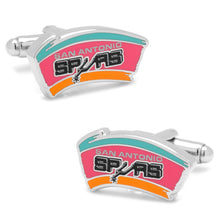 Load image into Gallery viewer, NBA San Antonio Spurs Retro Cufflinks

