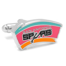 Load image into Gallery viewer, NBA San Antonio Spurs Retro Cufflinks
