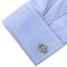 Load image into Gallery viewer, Silver Scales of Justice Cufflinks
