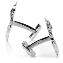 Load image into Gallery viewer, Silver Scales of Justice Cufflinks
