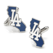 Load image into Gallery viewer, MLB LA Dodgers State Shaped Cufflinks
