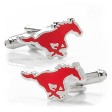 Load image into Gallery viewer, NCAA SMU Mustangs Cufflinks
