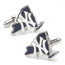 Load image into Gallery viewer, MLB New York Yankees State Shaped Cufflinks
