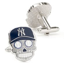 Load image into Gallery viewer, MLB New York Yankees Sugar Skull Cufflinks
