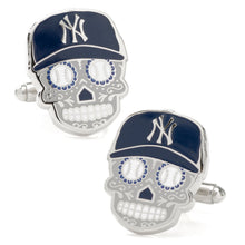 Load image into Gallery viewer, MLB New York Yankees Sugar Skull Cufflinks
