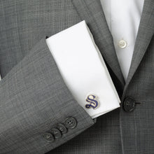 Load image into Gallery viewer, Sewanee Tiger Mascot Cufflinks

