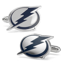 Load image into Gallery viewer, NHL Tampa Bay Lightning Cufflinks

