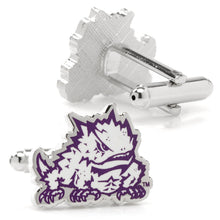 Load image into Gallery viewer, NCAA TCU Horned Frog Cufflinks
