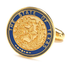 Load image into Gallery viewer, State of Texas Seal Cufflinks
