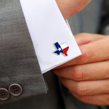 Load image into Gallery viewer, Texas Flag Cufflinks
