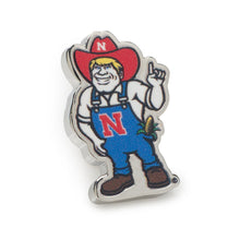 Load image into Gallery viewer, NCAA Nebraska Herbie Husker Mascot Lapel Pin
