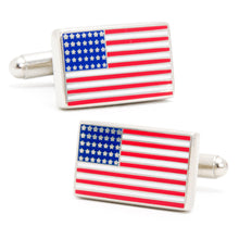 Load image into Gallery viewer, American Flag Cufflinks
