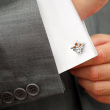 Load image into Gallery viewer, NCAA University of Texas Bevo Cufflinks
