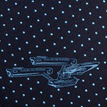 Load image into Gallery viewer, Star Trek Enterprise Dot Blue Men's Tie
