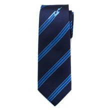 Load image into Gallery viewer, Star Trek Enterprise Flight Blue Stripe Men's Tie
