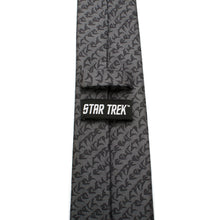 Load image into Gallery viewer, Star Trek Klingon Gray Men's Tie
