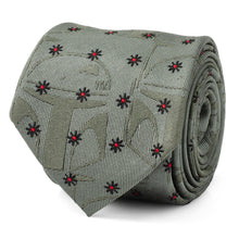 Load image into Gallery viewer, Star Wars Boba Fett Green Floral Motif Tie
